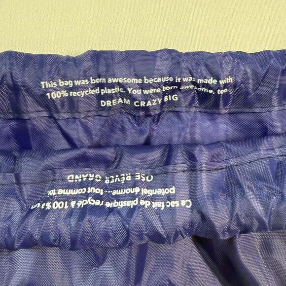 Athleta Girl Drawstring Carry Bag, Purple & Teal, Athletic Bag, Gym Bag 2/$15 - Picture 7 of 8